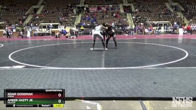 6A 215 lbs Quarterfinal - Ameer Hasty Jr, Pelham vs Adam Goodman, Minor