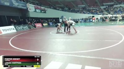 5A-215 lbs Cons. Round 2 - Logan Hartman, Bend vs Porter Keeney, Central