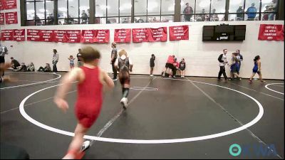 49 lbs Consi Of 8 #2 - Hutton McKenzie, Blanchard Wrestling Club vs Karter Cox, Blanchard Wrestling Club