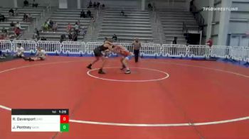 120 lbs Final - Ryan Davenport, Ohio Beach Boys vs Jagger Pentney, Backyard Boyz Wrestling Club