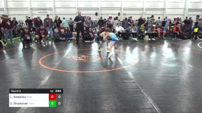 55 lbs Round 3 - Lilli Sweeney, Grindhouse Wrestling Club vs Ezra Brookover, Jacket Wrestling Club