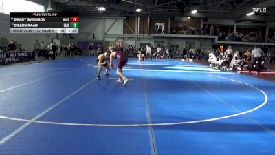 157 Silver Semifinal - Brady Swenson, Augsburg vs Dillon Raab, Lakeland