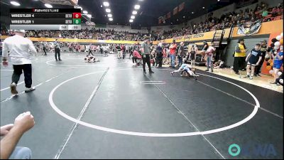 64 lbs Quarterfinal - Wyatt Goodson, Powerhouse vs Tatum Hawkins, Noble Takedown Club