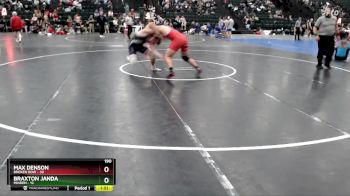 190 lbs Round 3 (16 Team) - Max Denson, Broken Bow vs Braxton Janda, Minden