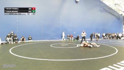150 lbs Quarterfinal - Wyatt Powell, Wichita-West HS vs Colin Meuret, Blue Valley