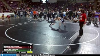 92 lbs Cons. Round 2 - Jorrdan Salazar, Duran Wrestling Club vs Johnny Ortega Jr., Pomona Wrestling Club Colorado