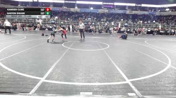 70 lbs Consi Of 8 #2 - Kamden Cline, East Kansas Eagles vs Easton Swaim, East Kansas Eagles