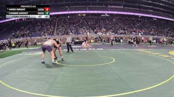 D4-215 lbs Cons. Round 2 - Owen Wright, Clinton vs Conner Harvey, Bronson