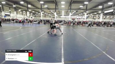 172 lbs Quarterfinal - Philippe D'avignon, Blood Thirsty Cave Trolls vs Trey Nielsen, WAR Wrestling Club