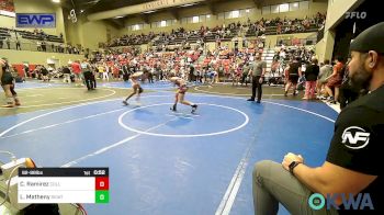 92-98 lbs Consi Of 8 #2 - Christian Ramirez, Collinsville Cardinal Youth Wrestling vs Levi Matheny, Skiatook Youth Wrestling