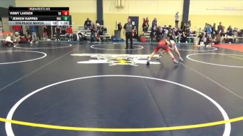 65 lbs 5th Place Match - Jensen Kappes, Bison Wrestling Club vs Vinny Larsen, MN Elite
