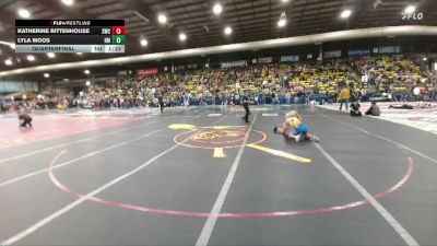 115 lbs Quarterfinal - Katherine Rittenhouse, Sheridan Wrestling Club vs Lyla Moos, Hinton Mathawks
