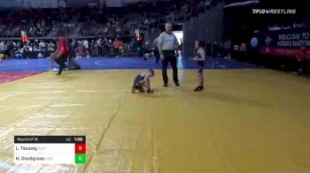 52 lbs Round Of 16 - Luke Taussig, Slyfox Wrestling Academy vs Hudson Snodgrass, Higginsville Youth Wrestling Club