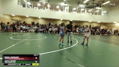 78-81 lbs Round 1 - Nova Andrade, Toppenish USA Wrestling Club vs Emma Bunn, Toro World Club