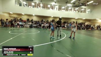 78-81 lbs Round 1 - Nova Andrade, Toppenish USA Wrestling Club vs Emma Bunn, Toro World Club