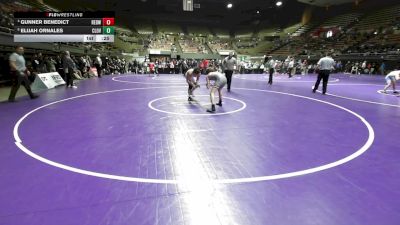 146 lbs 5th Place - Gunner Benedict, Redwood vs Elijah Ornales, Clovis North