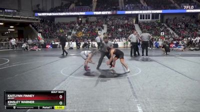 110 lbs Semifinal - Kinsley Warner, Triumph vs Kaitlynn Finney, Beloit