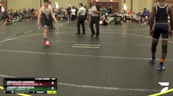 150 lbs Cons. Round 2 - Joseph Henrickson, District 3 Wrestling vs Jerusalem Howard, DWS - Delaware Wrestling School