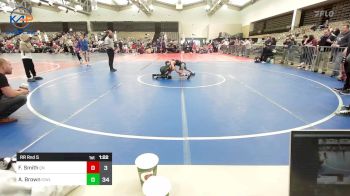 85 lbs Rr Rnd 5 - Freddy Smith, Quaker Nation vs Alyis Brown, ICWL Bruisers Black N Gold