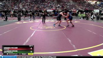 235 lbs Cons. Round 3 - Cameron Spicer, Rocky Mountain vs Amanda McCabe, Riverton