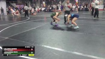 132 lbs Cons. Round 6 - Leighanna Patz, Team Kansas vs Lilliana Banks, Team Wisconsin