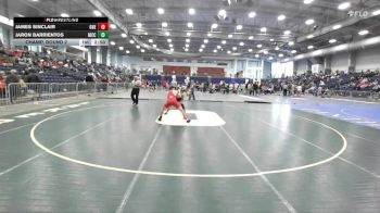 125 lbs Champ. Round 2 - James Sinclair, Oneonta State vs Jaron Barrientos, Niagara County Community College