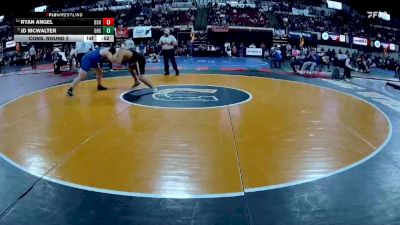 AA - 285 lbs Cons. Round 2 - Ryan Angel, Billings Senior High School vs JD McWalter, Gallatin (Bozeman)