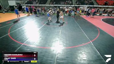 132 lbs Quarterfinal - Mayden Kahalehau, Hawaii vs Finley Davis, Idaho