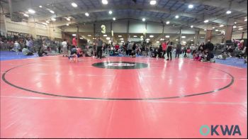 73-76 lbs Consi Of 4 - Madex Ruthart, Cotton County Wrestling Club vs James Boykin, Cowboy Wrestling Club