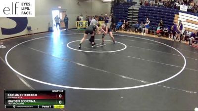 135 lbs. Champ. Round 2 - Hayden Scorfina, Troy Buchanan vs Kaylan Hitchcock, Olathe North