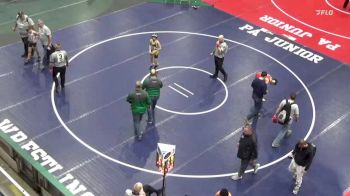 89 lbs Round Of 32 - Ryland Beattie, McGuffey vs Dominic Baiano, South Fayette