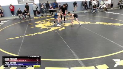 86 lbs Round 2 - Mick Dobbs, Interior Grappling Academy vs Jack Pegues, Juneau Youth Wrestling Club Inc.