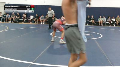 134 lbs Rr Rnd 3 - Simon Rodriguez, GPS Blue - HSC vs Gavin Musser, Wayne Danger - HSC