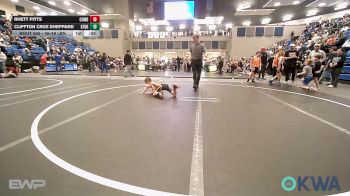 46-49 lbs Rr Rnd 4 - Rhett Pitts, Cowboy Wrestling Club vs Cliffton Cruz Sheppard, Kingfisher YellowJackets