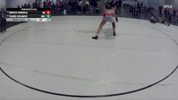 163 lbs Quarterfinal - Brock Weddle, NC Wolfpack vs Taven Ocampo, Wayne Wrestling Club