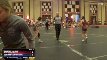 92 lbs Round 3 (10 Team) - Morgan Hyland, MGW- Cotton Candy vs Adrianna DiGregorio, MGW- Mango Bango