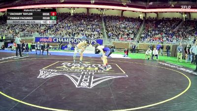 D2-175 lbs 1st Place Match - Zachary Taylor, OA Carlson HS vs Fabian Facundo, Freeland HS