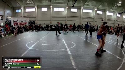 96 lbs Round 3 (10 Team) - Jordan Bates, DWA vs Matt Harrington, Rambler WC