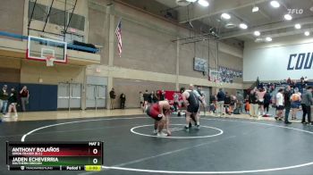 285 lbs Champ. Round 1 - Jaden Echeverria, Southern Oregon vs Anthony Bolaños, Simon Fraser (B.C.)