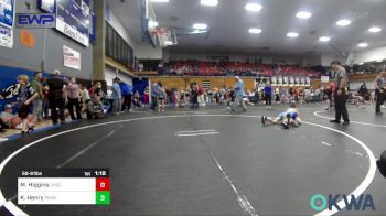 58-61 lbs Quarterfinal - Maverick Higgins, Choctaw Ironman vs Kristian Henry, Powerhouse Wrestling Club