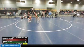 160 lbs Cons. Round 4 - Carson Hayes, MO vs Daniel Long, CO
