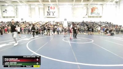 145 lbs Champ. Round 1 - Liam Dwyer, Empire Wrestling Academy vs Puli Barclay, BH-BL Youth Wrestling