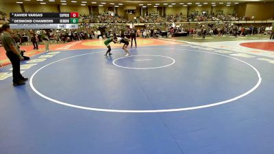 165 lbs 3rd Place Match - Xavier Vargas, Amarillo Caprock vs Desmond Chambers, Fort Worth Benbrook