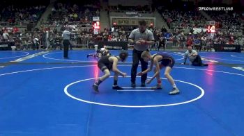 80 lbs Prelims - Eli Cox, Indianola vs Tyler Feigenbaum, Keystone Kids