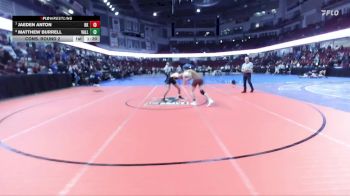 138 lbs Cons. Round 2 - Jaeden Anton, Bishop Kelly vs Matthew Burrell, Vallivue
