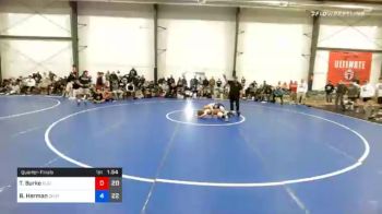 60 kg Quarterfinal - Tony Burke, Blairstown Wrestling Club vs Brock Herman, Team Shutt