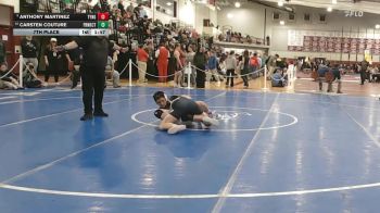144 lbs 7th Place - Anthony Martinez, Tyngsborough/Dracut vs Carsten Couture, Franklin County