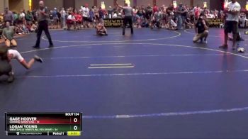 75 lbs Cons. Round 2 - Gage Hoover, Cushing Wrestling vs Logan Young, Wentzville Wrestling Fed.(WWF)