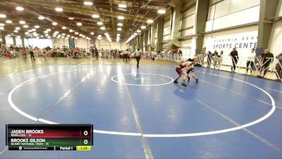 72 lbs Rd# 2 10:30am Friday - Jaden Brooks, Rebellion vs Brooks Gilson, NCWAY National Team