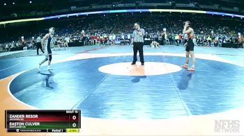 D1-138 lbs Champ. Round 1 - Easton Culver, Hartland HS vs Zander Resor, Jackson HS